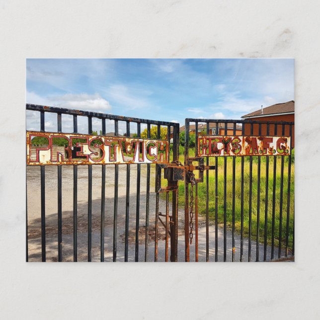 Postal Prestwich Heys AFC Postcard (Anverso)