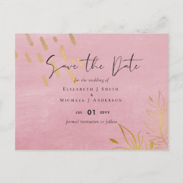 Postal PRESUPUESTO Boda Dusty Pink Gold
