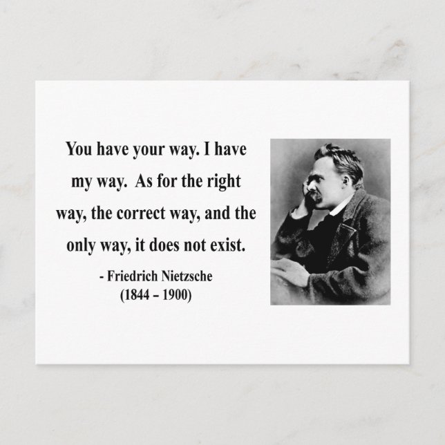 Postal Presupuesto Nietzsche 1b (Anverso)