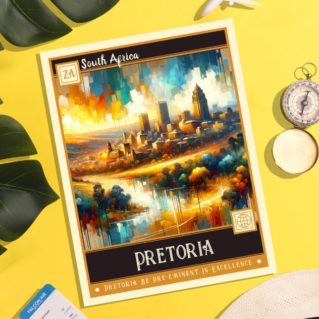 Postal Pretoria (Sudáfrica) | Pintura de época (Subido por el creador)
