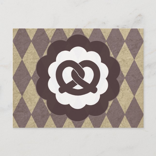 Postal pretzel vintage (Anverso)