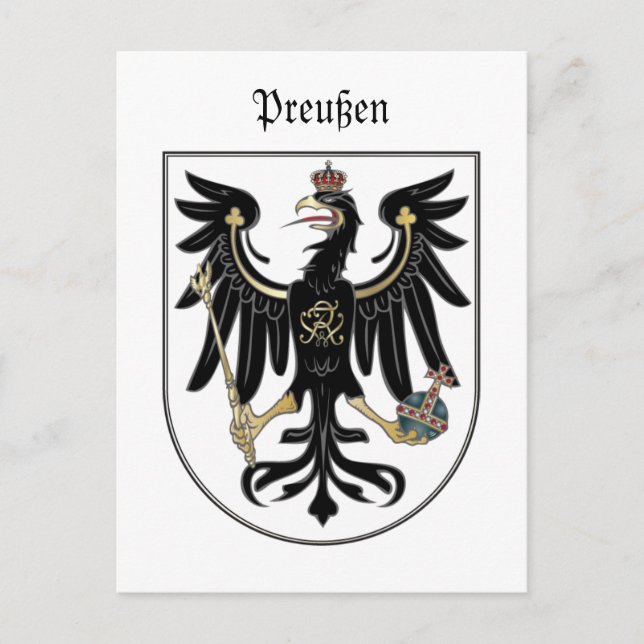 Postal Preußen Adler (Anverso)