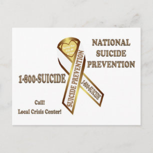 Postal Prevenir el Suicidio POSTER