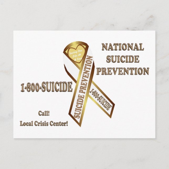 Postal Prevenir el Suicidio POSTER (Anverso)