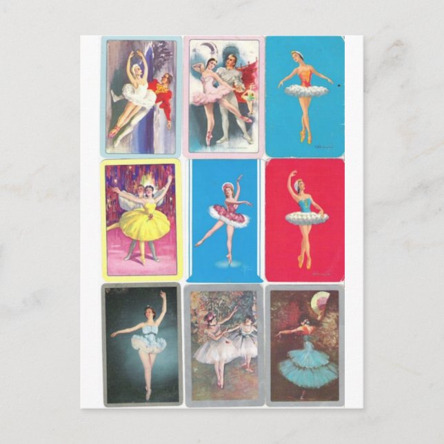 Postal prima ballerina (Anverso)