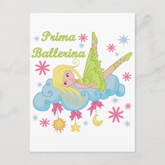Postal Prima Ballerina Camisetas y Regalos