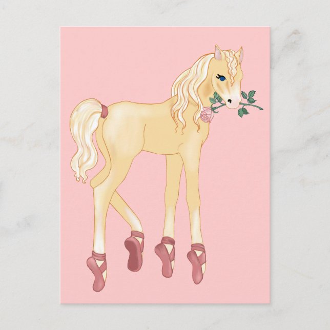 Postal Prima Donna Palomino (Anverso)