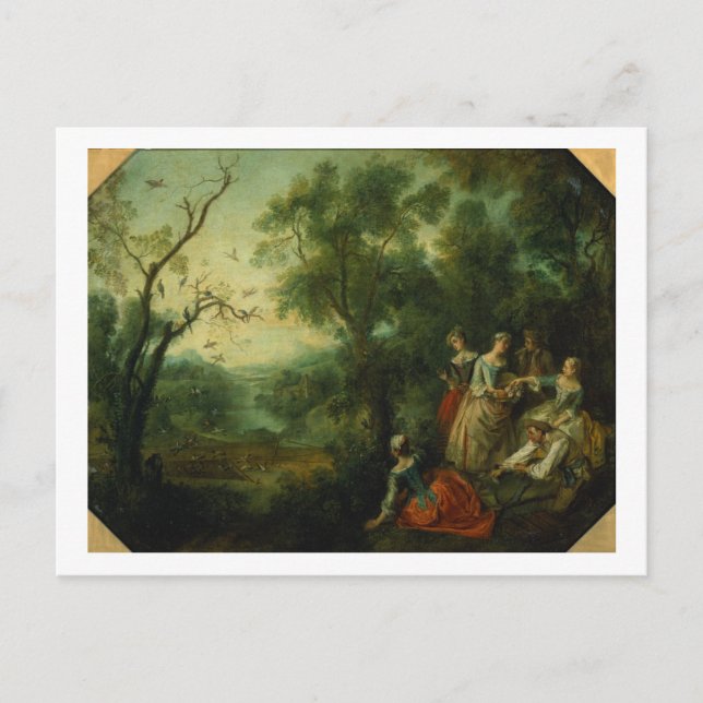 Postal Primavera, 1738 (aceite sobre lienzo) (Anverso)