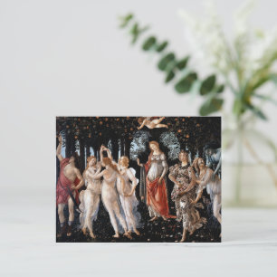 Postal Primavera Botticelli