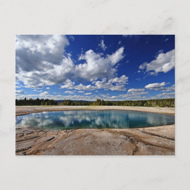 Postal Primavera caliente (Anverso)