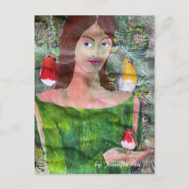 Postal Primavera de Siren (Anverso)