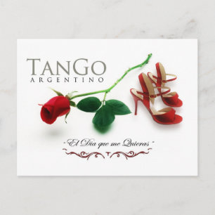 Postal Primavera de tango