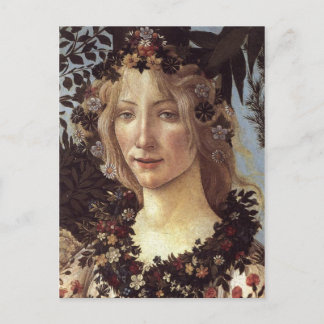Postal Primavera (detalle - Flora, diosa de la primavera)
