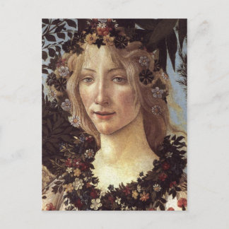 Postal Primavera (detalle - Flora, diosa de la primavera)