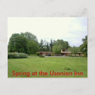 Postal Primavera en el Usonian Inn