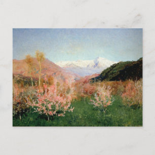 Postal Primavera en Italia, 1890