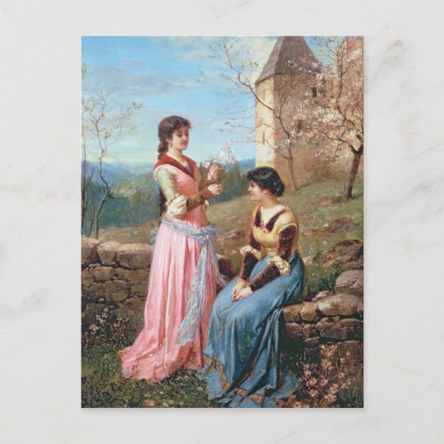 Postal Primavera en la Toscana (Anverso)