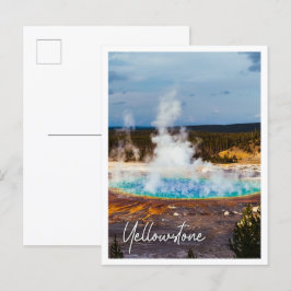 Postal Primavera grandiosa en Yellowstone USA