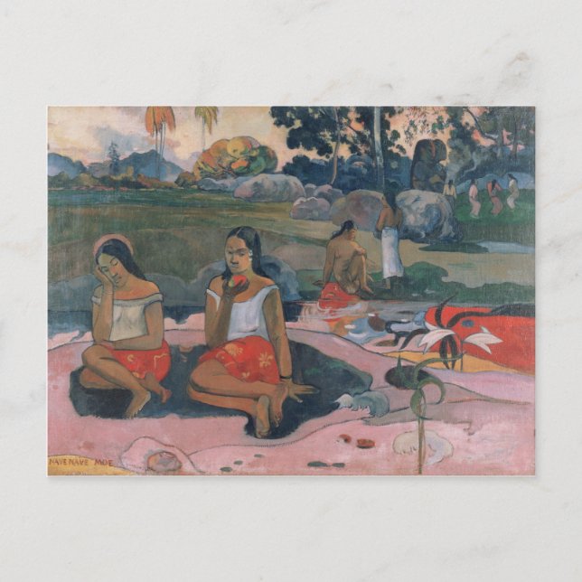 Postal Primavera sagrada: dulces sueños - Paul Gauguin (Anverso)
