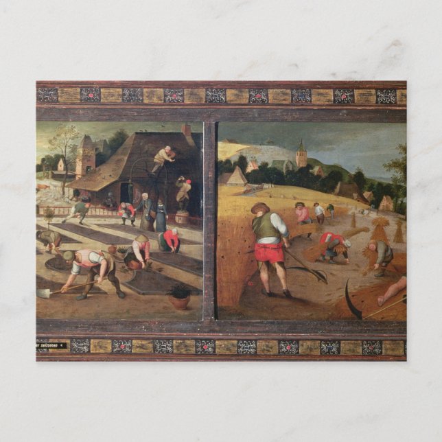 Postal Primavera ; verano (Anverso)