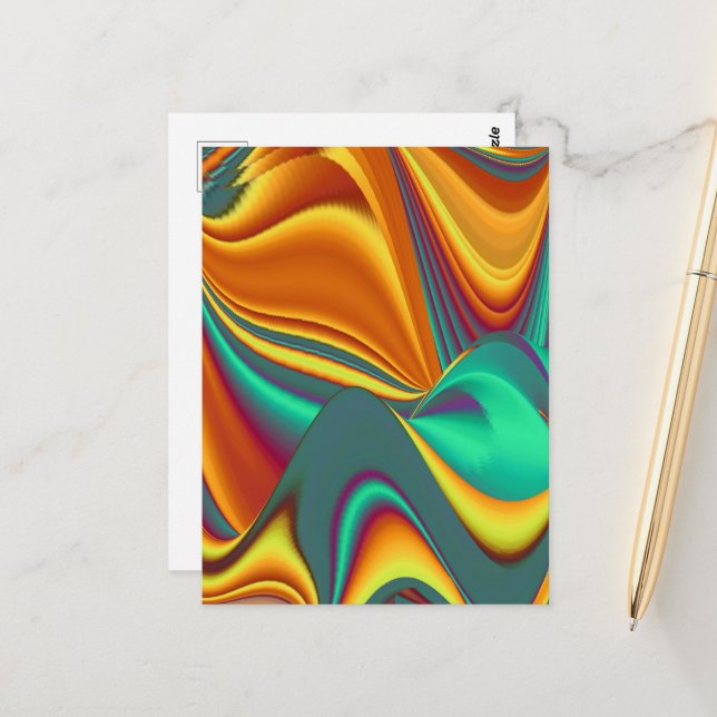 Postal Primavera Verano Otoño Flores Magia (Anverso/Reverso In Situ)