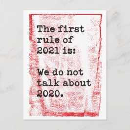 Postal Primer artículo de 2021: No hablar del Chiste de 2