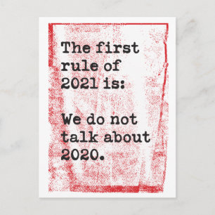Postal Primer artículo de 2021: No hablar del Chiste de 2