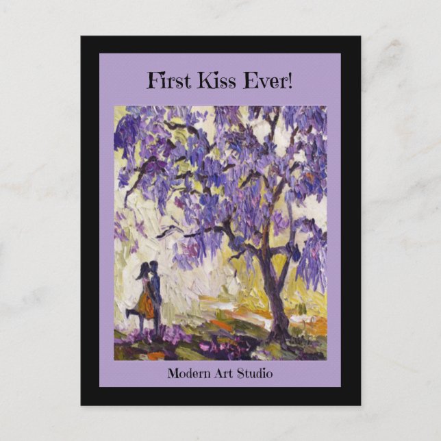 Postal ¡Primer Beso! (Anverso)