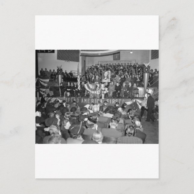 Postal Primer comité de América (Anverso)