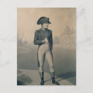 Postal Primer cónsul de Napoleon Bonaparte en Malmaison