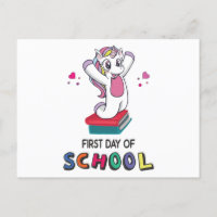 Primer día de la escuela Unicornio