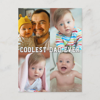 Postal Primer Día del Padre Papá Más Genial de la Histori