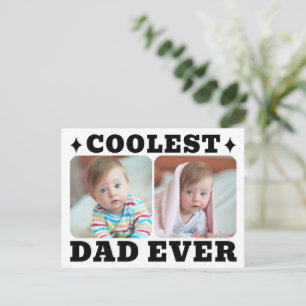 Postal Primer Día del Padre Papá Más Genial de la Histori