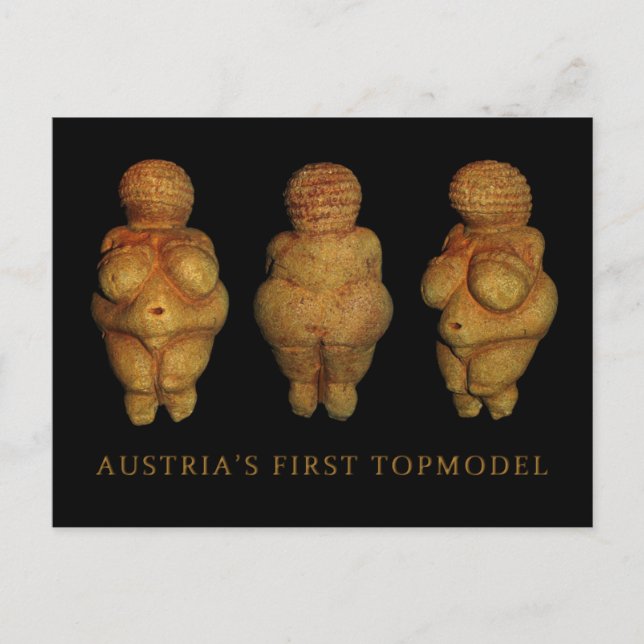 Postal Primer modelo de Austria (Anverso)
