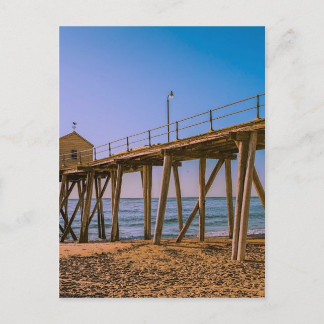 Postal Primer muelle de avenida, Belmar, NJ (Anverso)