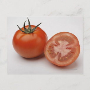Postal Primer plano de dos tomates