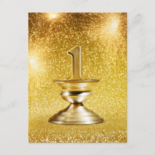 Postal Primer trofeo (Anverso)