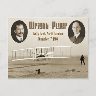 Postal Primer vuelo del Wright Flyer de 1903