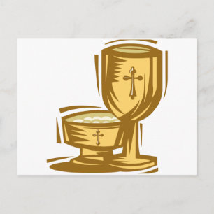 Postal Primera Comunión Santa