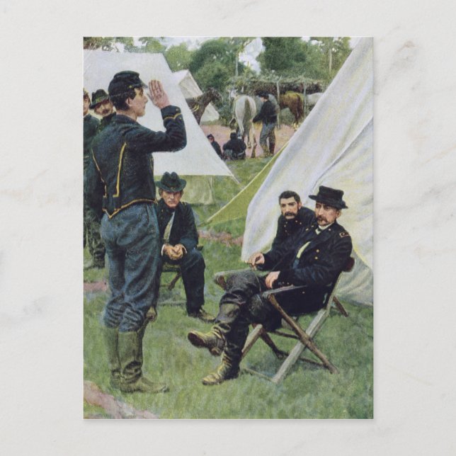 Postal Primera entrevista con Rowand (Anverso)