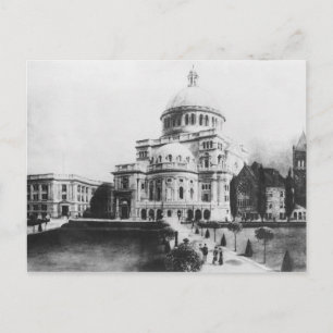 Postal Primera Iglesia de Cristo, Científico en Boston