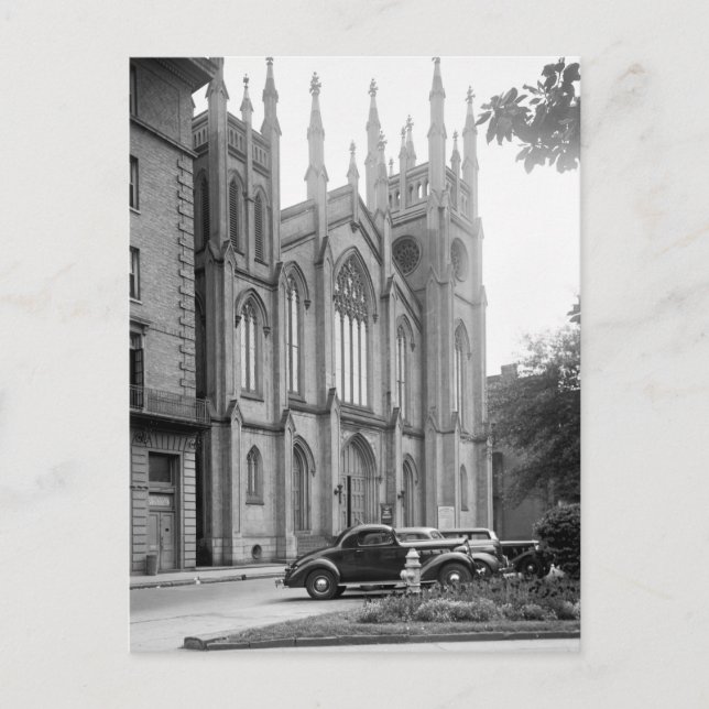 Postal Primera iglesia presbiteriana, Nueva Orleans, años (Anverso)
