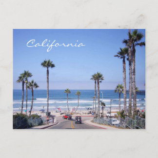 Postal Primera línea de playa de California