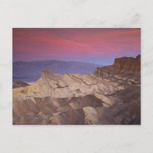 Postal Primera luz de la mañana en Zabriskie Point y 2