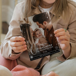 Postal Primera Navidad como foto de un Personalizado de p