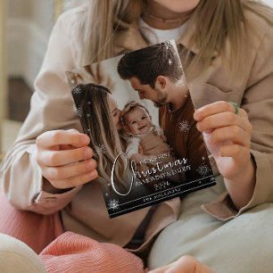 Postal Primera Navidad como foto de un Personalizado de p