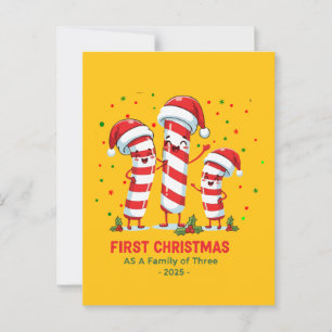 Postal Primera Navidad en Familia