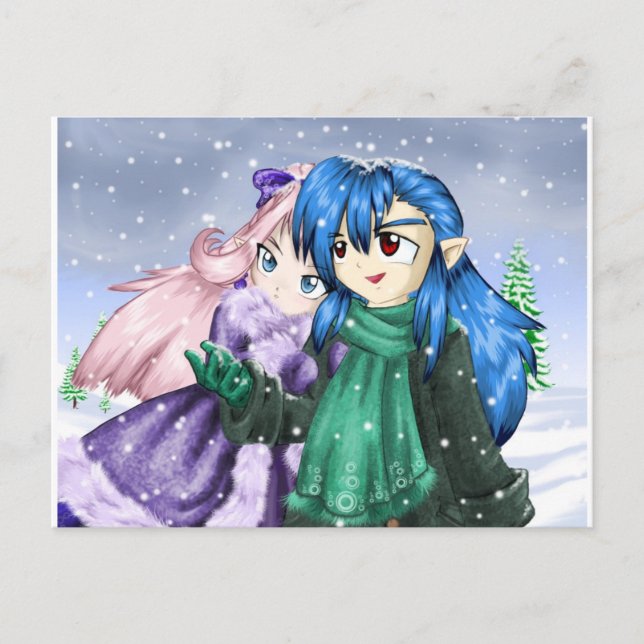 Postal Primera Nieve (Anverso)
