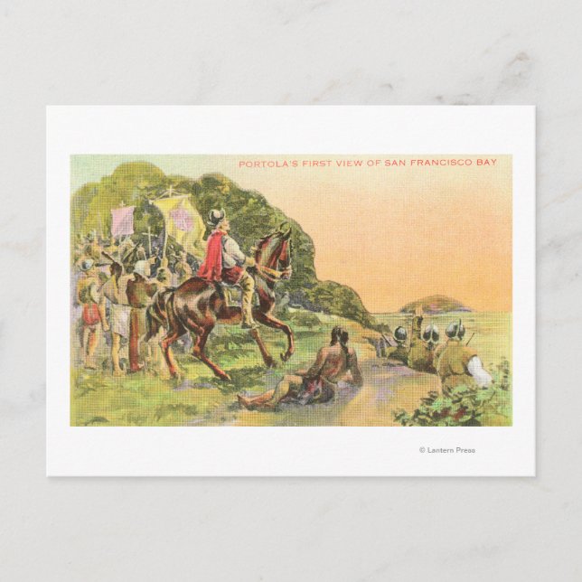 Postal Primera opinión del capitán Portola (Anverso)