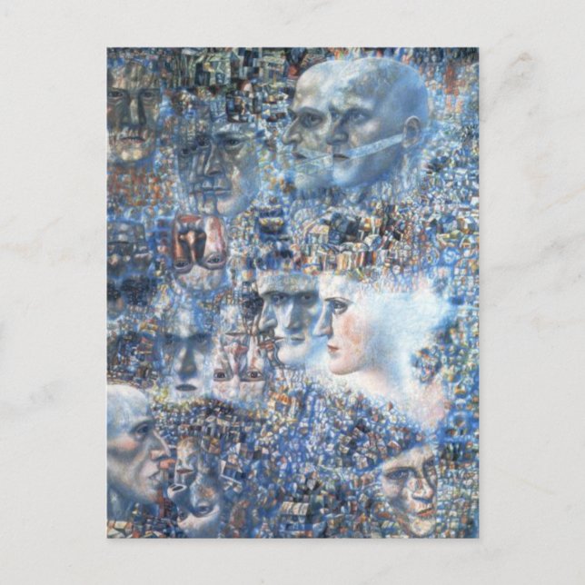 Postal Primera sinfonía de Shostakovich por Pavel Filonov (Anverso)